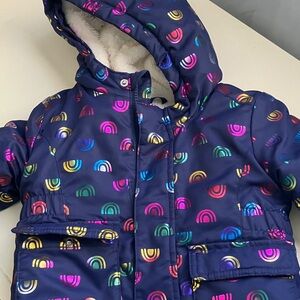 Cat & Jack Multicolor Patterned Puffer Jacket